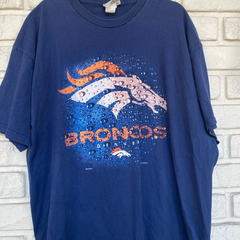 Vtg Denver Bronco 98 Lee Sport Rare Mens  2xl